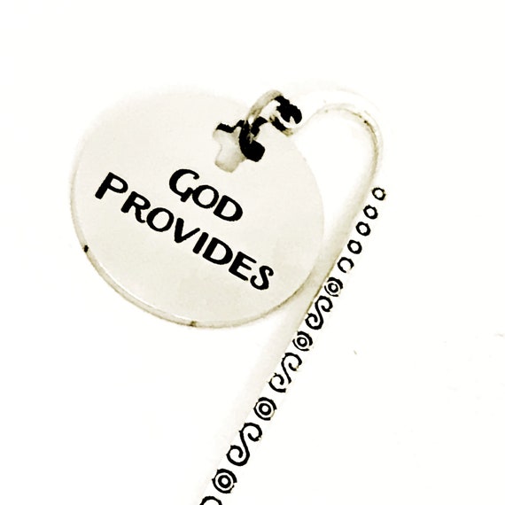 Bookmark Gift, God Provides Bookmark, Charm Bookmark, Sunday School Gift, Christian Bookmark, Bookclub Gift, Reader Gift, Bible Bookmark