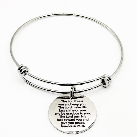 The Lord Bless You Charm Bracelet
