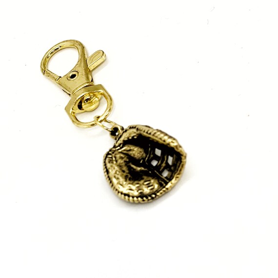 Catcher Mitt Clip On Charm, Baseball Catcher, Softball Catcher, Catcher Mom Gift, Student Athlete Gift, Baseball Team, Softball Team