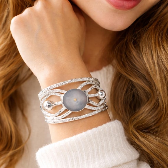 Mustard Seed Silver Cuff Bracelet Faith