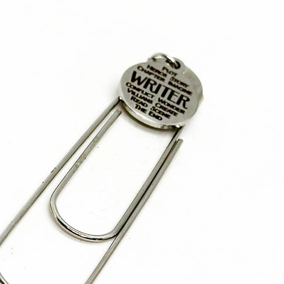 Writer Words Charm Bookmark, Aspiring Author Gifts, Planner Bookmark, Literature, Writing A Book, Writing My Novel, Writing My Story