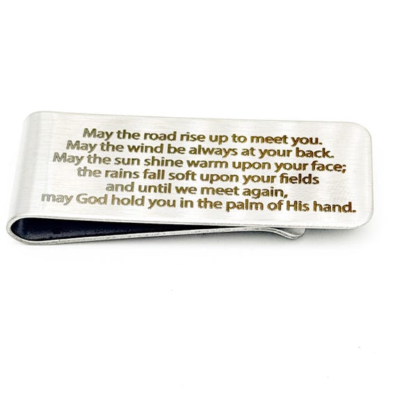 Irish Blessing Money Clip