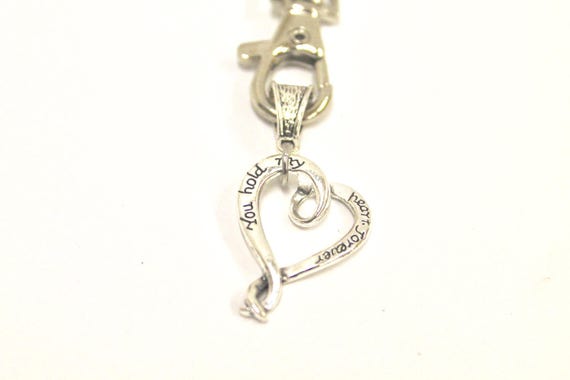 You Hold My Heart Keychain, Easter Gift, New Car Gift, Love Gift For Her, Gift For Him, Daughter Gift, Girlfriend Gift, Wife Gift, Keyring