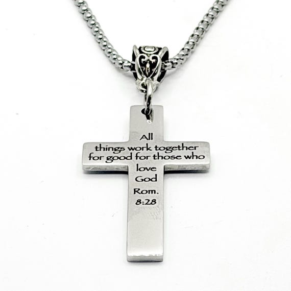 All Things Work Together Cross Necklace