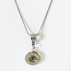 Shotgun Shell Necklace, 20 Gauge Shotgun Shell Pendant Necklace, Shotgun Shell Jewelry, 20g Shotgun Shell Jewelry, Shooting Sports Necklace image 5