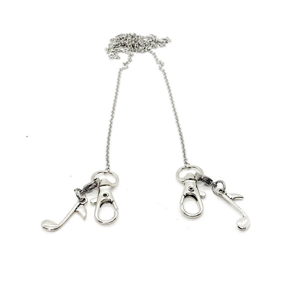 Mask Chain, Mask Lanyard, Mask Connector, Neck Chain For Mask, Musician Neck Chain, Band Member Gift, Music Lover Gift, Mask Holder Chain