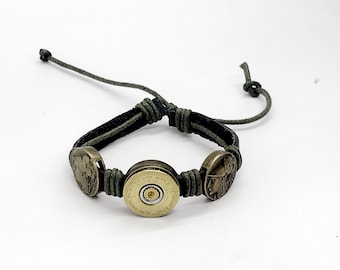 Armband met hagelpatroon, armband met hagelpatroon van kaliber 20, sieraden met hagelpatroon, sieraden voor de schietsport, cadeaus voor schietliefhebbers
