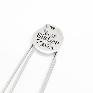 Sister Gift, Best Sister Ever Bookmark, Gift For Sister, Sister Award, Sister Christmas, Gift For Her, Reader Gift, Paperclip Bookmark