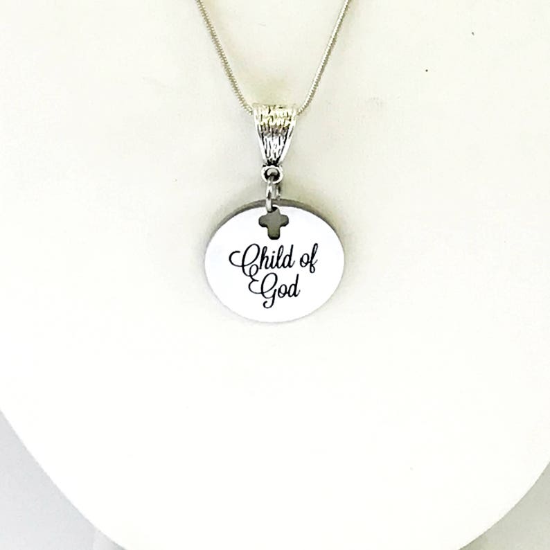 Christian Jewelry Gift Child of God Necklace Religious Etsy