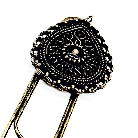 Antique Bronze Ornate Mustard Seed Charm Bookmark, Mustard Seed Charm, Christian Bookmark, Planner Bookmark, Bible Bookmark