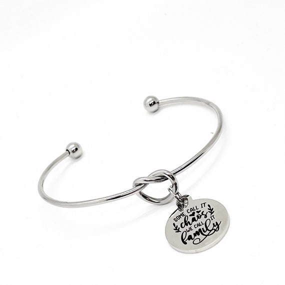 Family Gifts, Some Call It Chaos, We Call It Family Charm Bracelet, Blended Family, Mom To Many Kids, Mom Gift, Wife Gift, Sister Gift