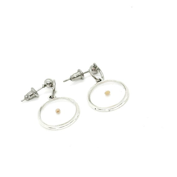 Mustard Seed Round Resin Earrings,  Mustard Seed Jewelry, Matthew 17 20, Mustard Seed Faith Jewelry, Bible Verse Gift, Scripture, Faith