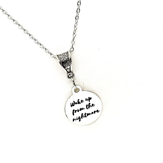 New Beginnings Gift, Wake Up From The Nightmare Necklace, Gift For Her, Moving On Gift, Divorce Gift, Fresh Start Gift, Gift For Myself