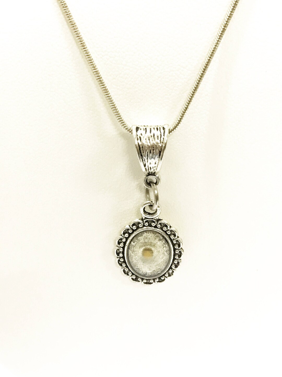 ネックレス・ペンダント Oval Seed Pendant Necklace Oval Mustard Seed Pendant Necklace, Mustard Seed Gift