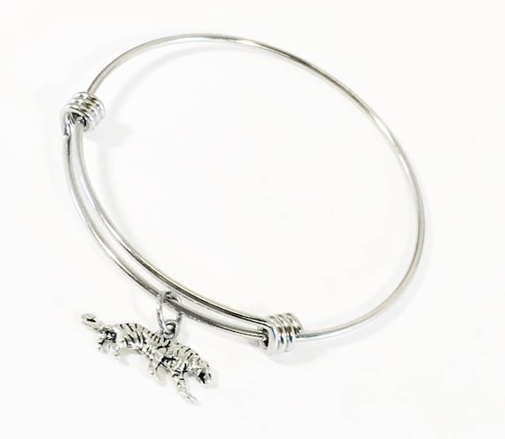 Tiger Bracelet, Tiger Jewelry, Stacking Bangle, Tiger Bangle, Tiger Fan Jewelry, Tigers Fan Gift, I Love Tigers, Christmas Gift for Her