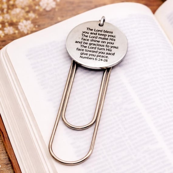 The Lord Bless You Bookmark Charm
