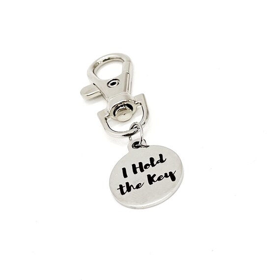 I Hold The Key Clip On Charm, Encouraging Quotes, Encouragement Gift, Motivating Gifts, Bulk Wholesale, Gift For Her, Gift For Him