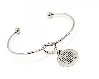 Go Make Disciples Charm Bracelet, Matthew 28 19, Bible Quote, Pastor Gift, Baptism Gift, Christian Jewelry, Missionary Gift, Faith Gift