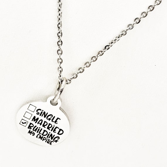 Building My Empire Necklace, Motivating Gift, Encouragement Gift, Entrepreneur Gift, Woman Business Gift, Direct Sales Team
