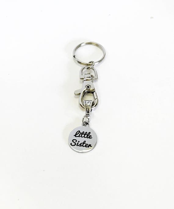 Little Sister Keychain, Sorority Sister Gift, Little Sister Gift For Her, Sister Valentine Gift, Gift For Sister, Sister Love Gift, New Car