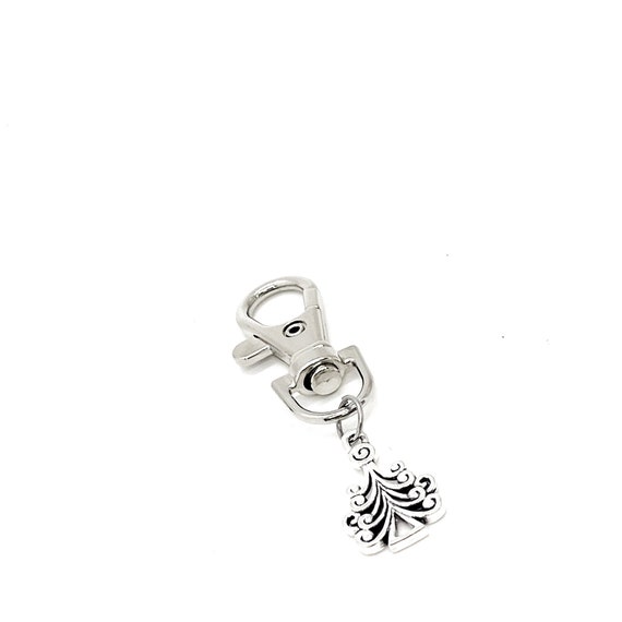 Christmas Tree Clip On Charm, Planner Charm, Christmas Gifts, Christmas Present Charms, Stocking Stuffers, Gift For Her, Wife Gifts