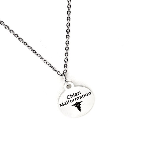 Medical Condition Notice Necklace, Chiari Malformation Necklace, Chiari Malformation Jewelry, Medical Awareness Necklace, Gift For Her