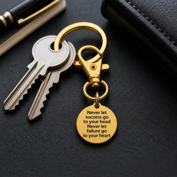 Success Not Failure Gold-Plated Clip On Charm