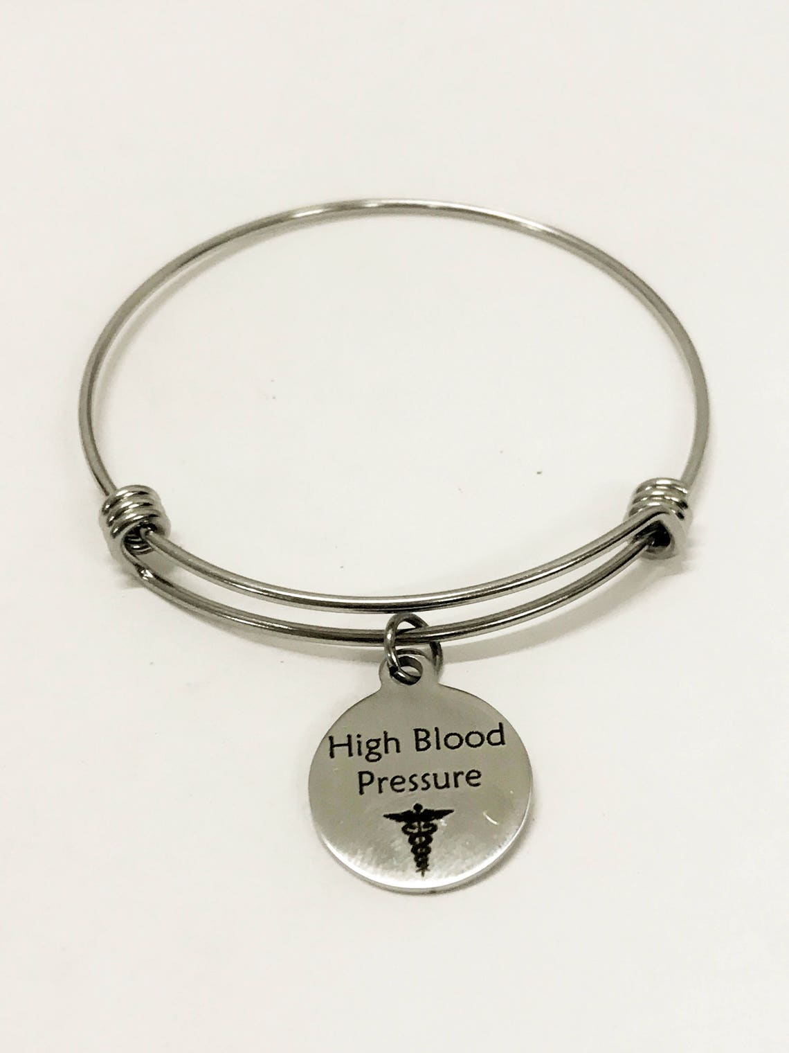 High Blood Pressure ID Bracelet High Blood Pressure Charm Etsy UK