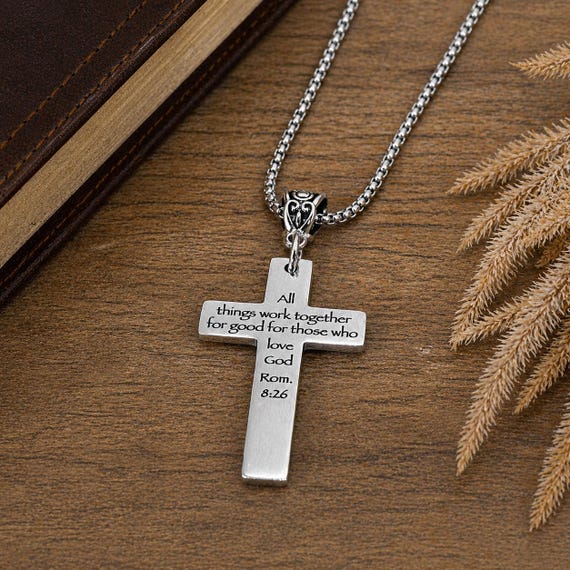 All Things Work Together Cross Necklace