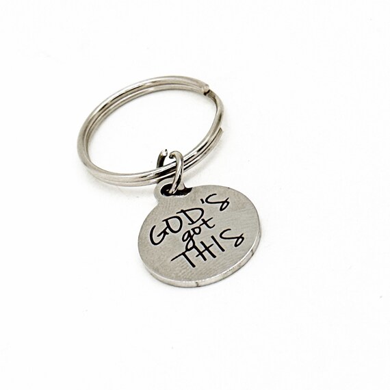 God’s Got This Charm Keychain, God Is In Control, Faith Gift, Recovery Gift, Recovering, Motivation, Encouragement, Christian Gifts