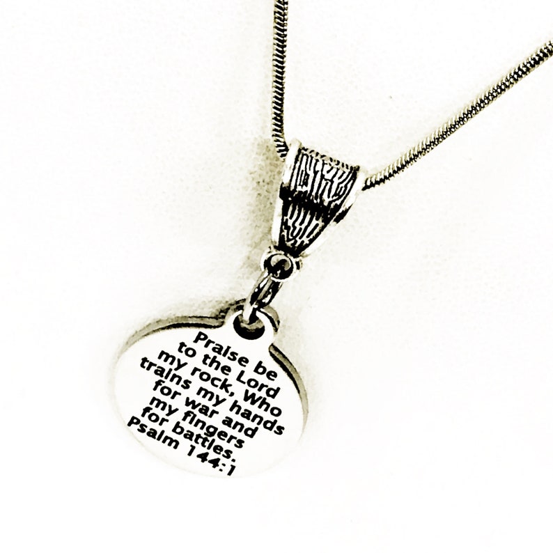 Christian Jewelry Praise Be to the Lord Necklace Christian Etsy