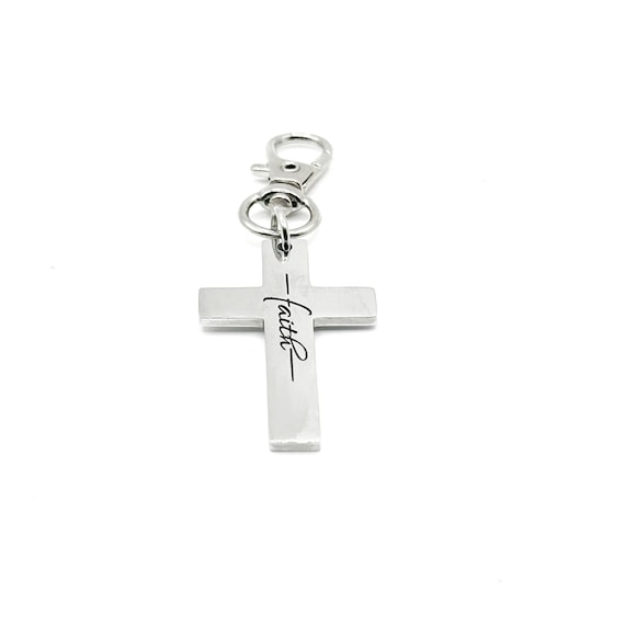 Faith Cross Clip On Charm
