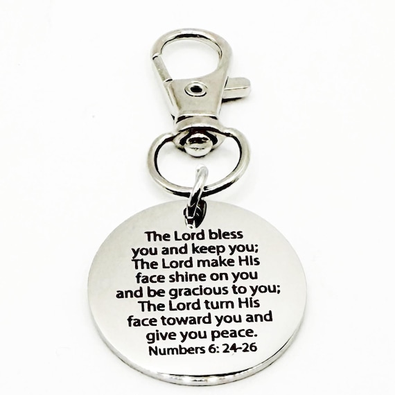 The Lord Bless You Charm Clip On