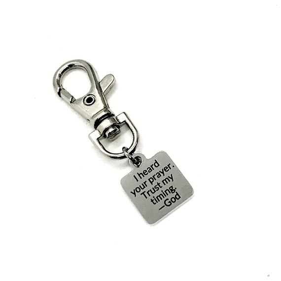 Trust God's Timing {Keychain} Trust God's Timing {Keychain}