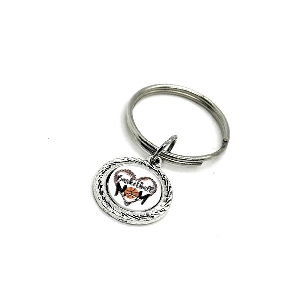 Basketball Mom Key Chain, Team Mom Gifts, Senior Mom Gifts, Wife Gift, Mom Gift, Gift For Her, Basketball Player Son, Basketball Daughter