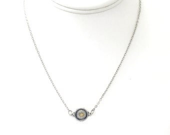 Joyería de fe, collar con colgante de semilla de mostaza, Mateo 17:20, fe con semilla de mostaza, joyería de afirmación, regalo de bautismo, joyería cristiana