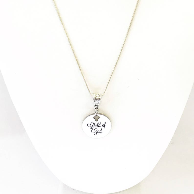 Christian Jewelry Gift Child of God Necklace Religious Etsy