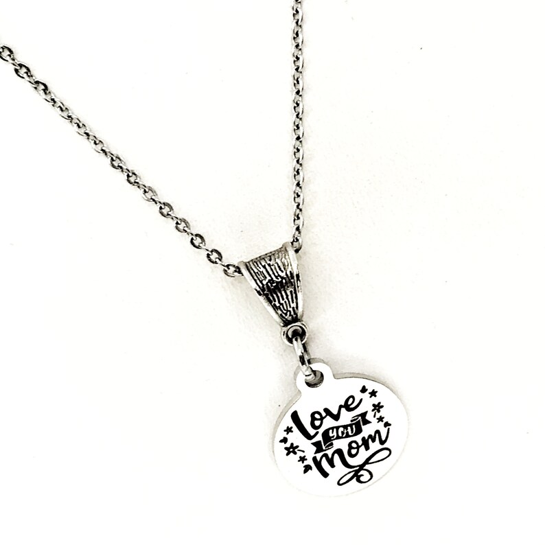 Gift From Kids New Mom Gift Mom Jewelry New Mother Gift Wife Gift Mom Gift Mom Birthday Love You Mom Necklace Gift For Mom