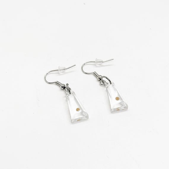 Mustard Seed Charm Resin Hook Style Earrings,  Mustard Seed Earrings, Matthew 17 20, Faith Jewelry, Bible Verse Gift, Scripture, Faith