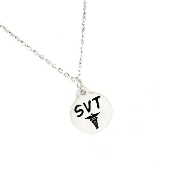 SVT Medical Awareness Gift, SVT Necklace, Supraventricular Tachycardia, Medical Condition Jewelry, Medical Awareness Jewelry Gift For Her