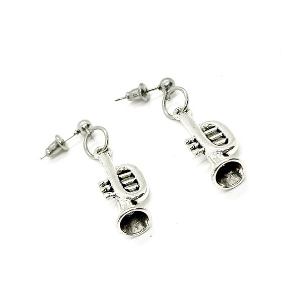 Trumpet Earrings, Trumpet Player Gift For Her, Band Member, Band Competition Gift, Senior Night Gifts, Daughter Gifts, Orchestra Gift