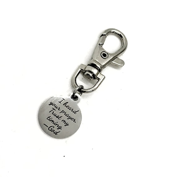 Trust God's Timing {Keychain} Trust God's Timing {Keychain}