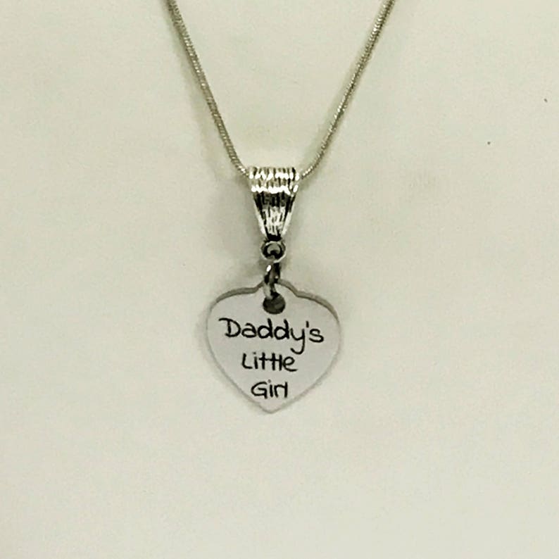 Daddy's Little Girl Necklace Daughter Jewelry Gift Etsy