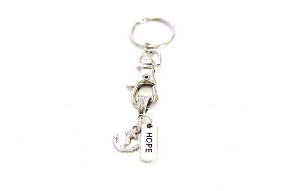 This Hope Is Our Anchor Keychain, Heb 6:19 Bible Verse Gift, Gift for Him, Gift For Her, Graduation Gift, Keyring Gift, New Car Gift