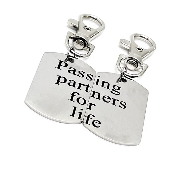 Passing Partners Forever Clip On Charm Set, Soccer Player Gift, Father Son Gift, Soccer Keychains, Soccer Players Keychains, Graduation