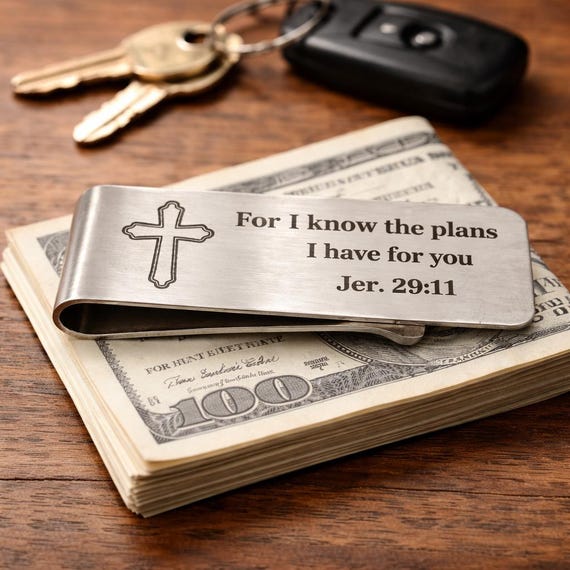 For I Know The Plans Jer. 29 11 Money Clip