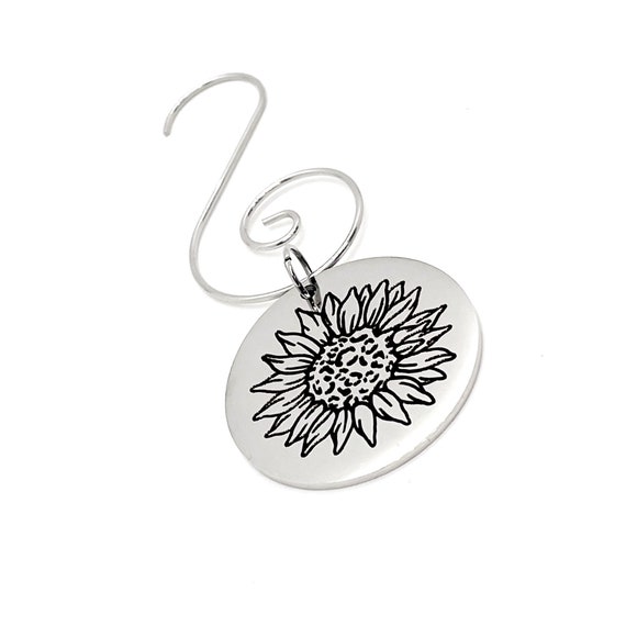 Sunflower Gift, Sunflower Ornament, Hanging Charm, Hanging Ornament,  Love Gift, Gift For Her, Christmas Tree Ornament Gift