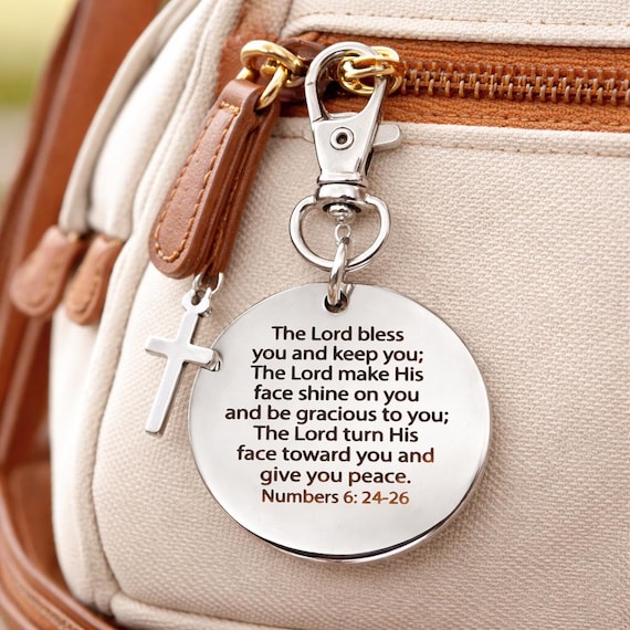 The Lord Bless You Charm Clip On