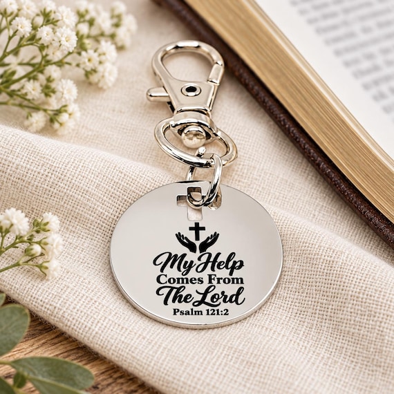 My Help Comes From The Lord Clip On Charm