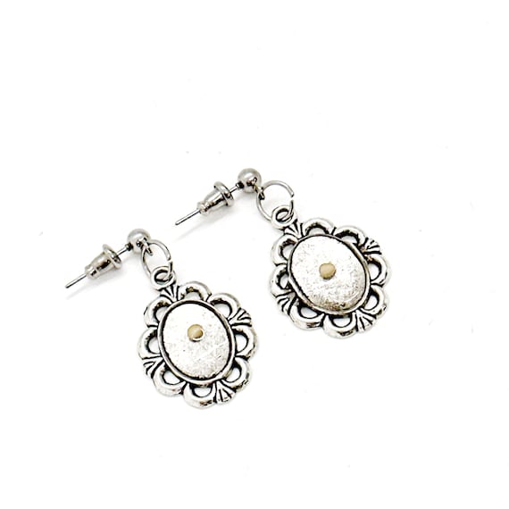 Oval Mustard Seed Earrings,  Mustard Seed Jewelry, Matthew 17 20, Mustard Seed Faith, Bible Verse Jewelry, Scripture Jewelry, Faith Gift